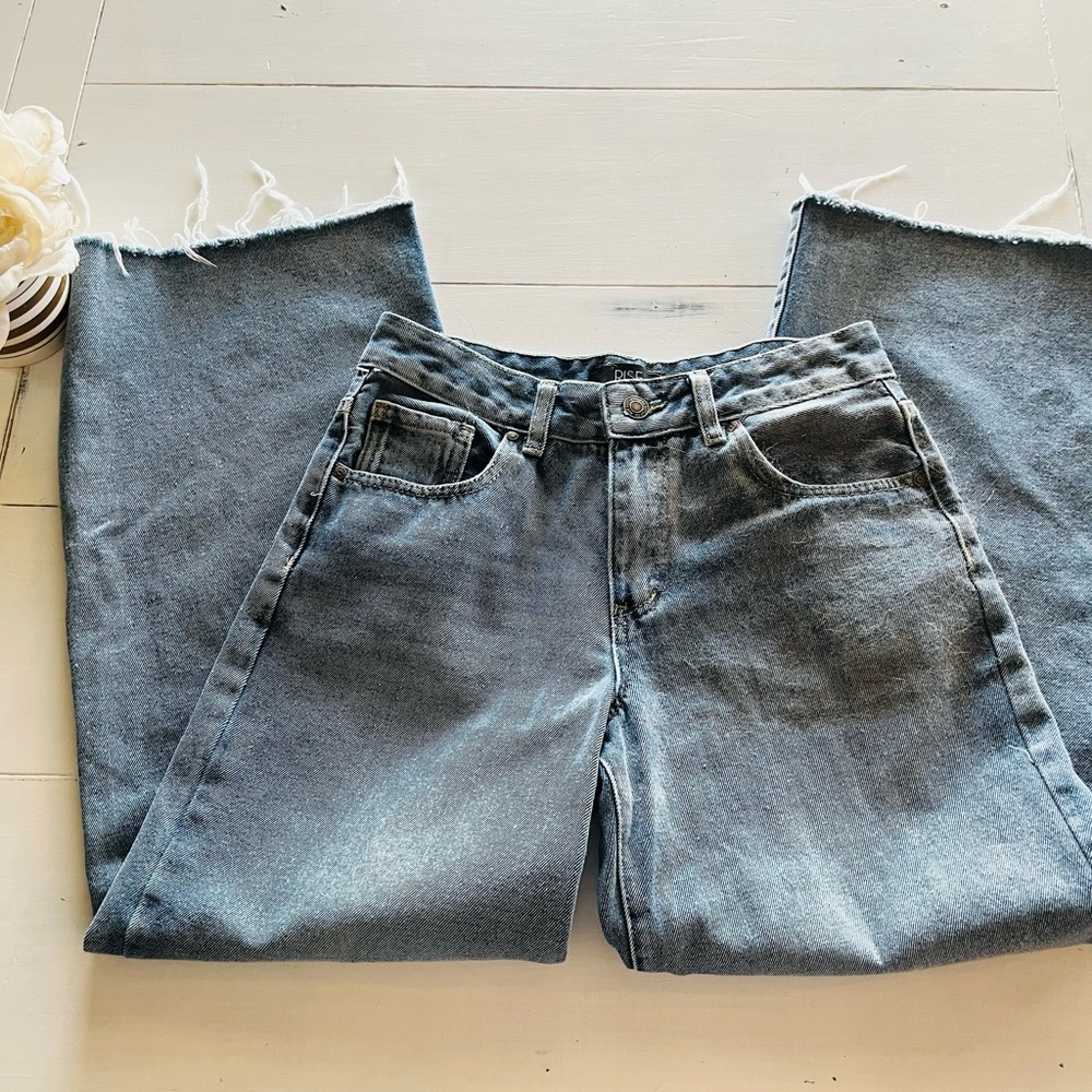 Rise Supply Co Womens Jeans High Rise Cropped Size 5/27 - Picture 2 of 7